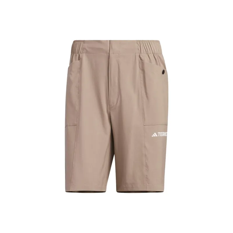 Adidas Casual Shorts Men Khaki Brown-0