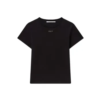 Stella McCartney Logo Charm Crewneck T Shirt