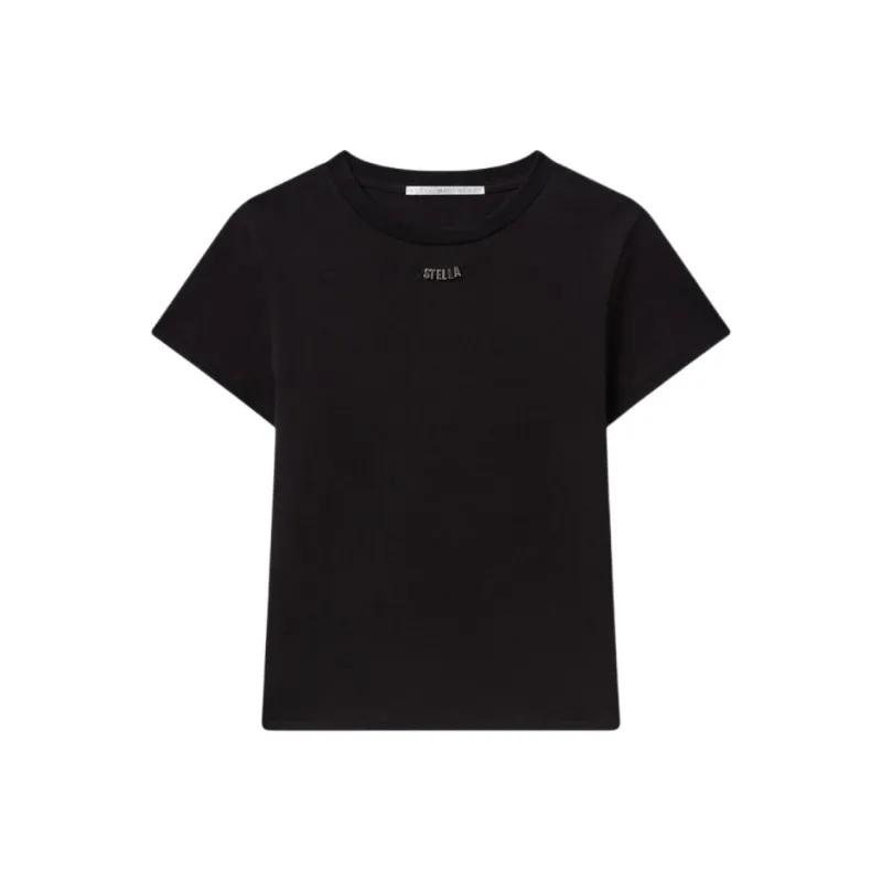 Stella McCartney Logo Charm Crewneck T Shirt-0
