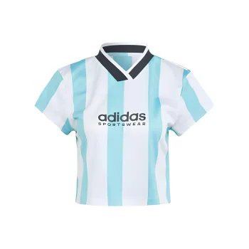 Adidas Free Shipping With AdiClub Tiro Colorblock Crop Tee