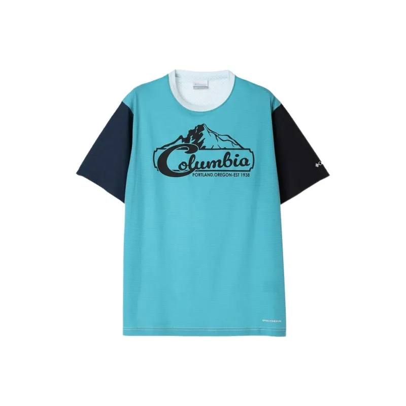 Columbia T Shirts Men Blue-0