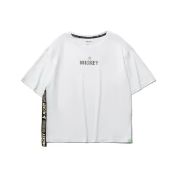 LiNing x Disney Mickey Collection Training Collection T-Shirt Women's Standard White