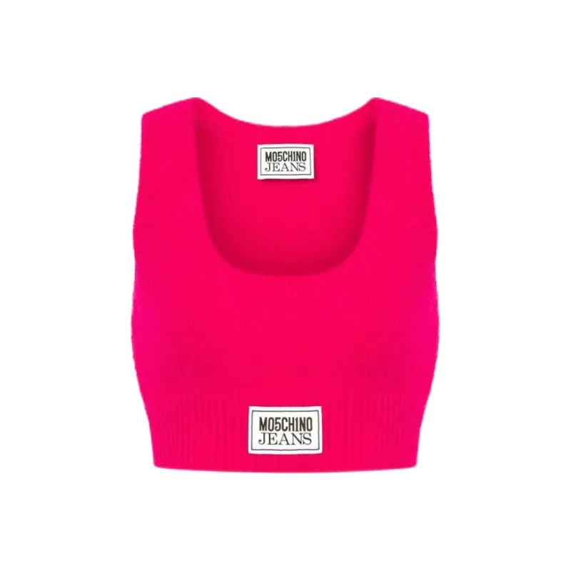 MOSCHINO Tank Top Women's Fuchsia-0