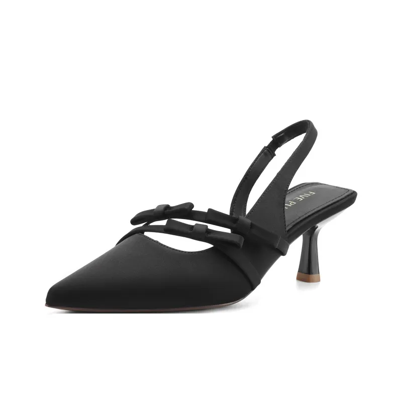 FIVE PLUS Slim Heel High Heels Women's-1