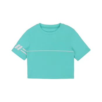 NERDY Straight T Shirt Women's Lake Green