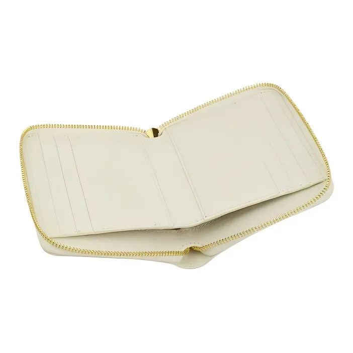 Furla Leather Coin Purses Wallets Women's White-2
