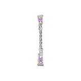 Silver/Sandflow Oil-Drip Enamel Strap