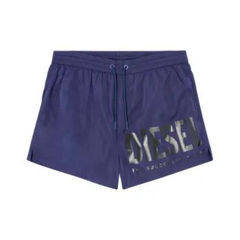 DIESEL Mario 34 D Core Logo Printed Drawstring Swim Shorts