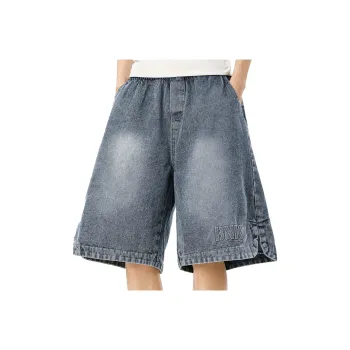 MARK WAFFLE Denim Shorts Unisex