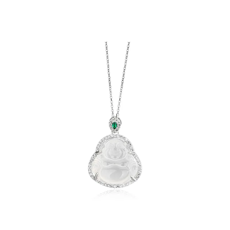 Zocai Chalcedony Necklaces Women's-6