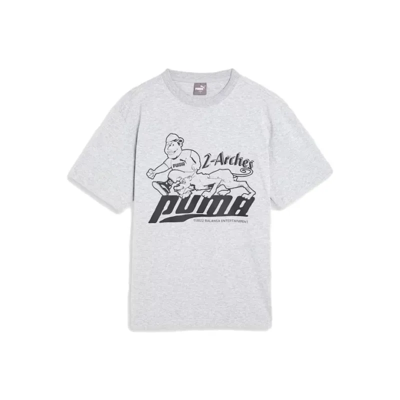 PUMA T Shirts Women's Gray-0