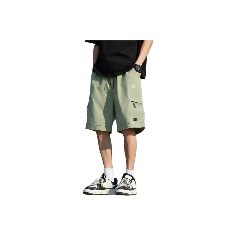 Warrior Huichao Riding The Wind Collection Cargo Shorts Unisex Dark Purple-20