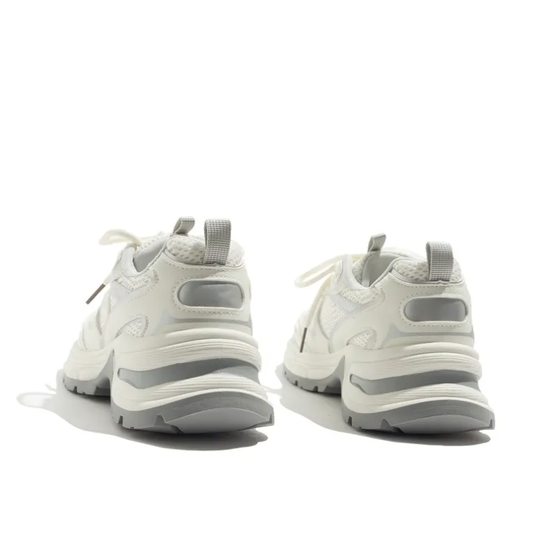 BEIER Lightweight Low Top Chunky Sneakers Women's Beige-3