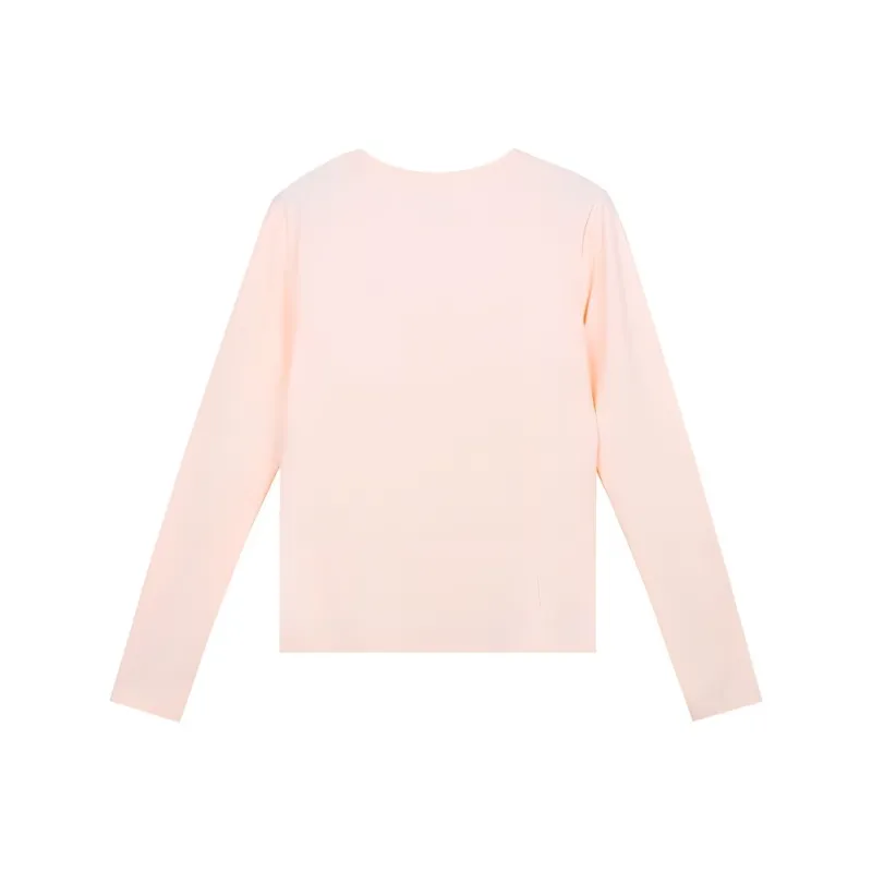 QIAODAN Sports Life Collection T Shirt Women's Crystal Pink-1