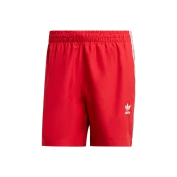 Adidas Originals Adicolor 3 Stripes Swim Shorts Swimming Shorts Men's Red