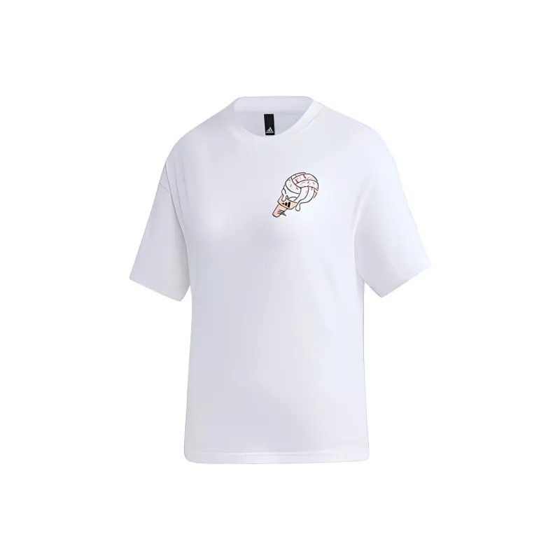 Adidas T-Shirts Women's White-0