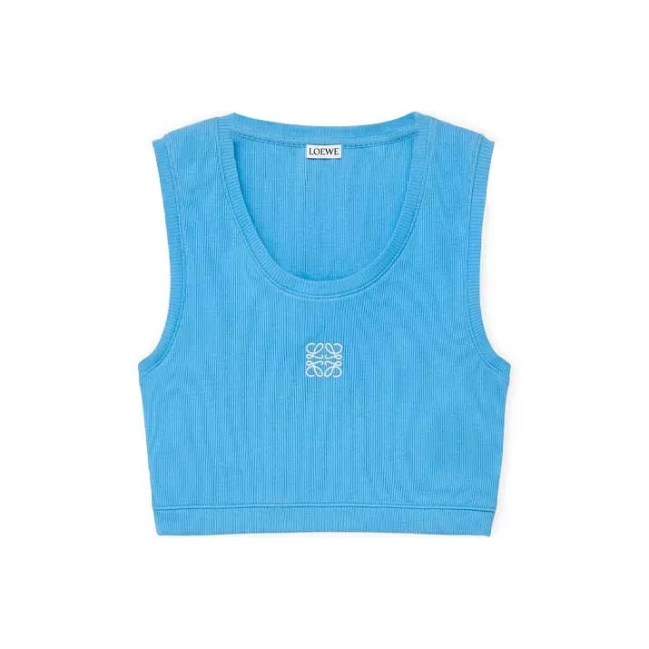 LOEWE Tank Tops Women's Medium Turquoise-0