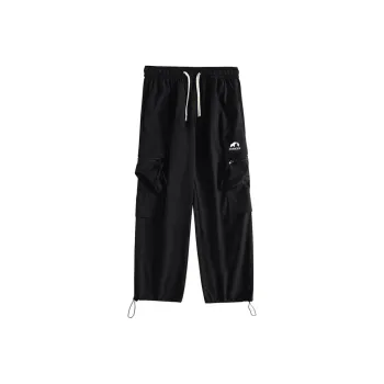 FORIDER Casual Pants Unisex Black