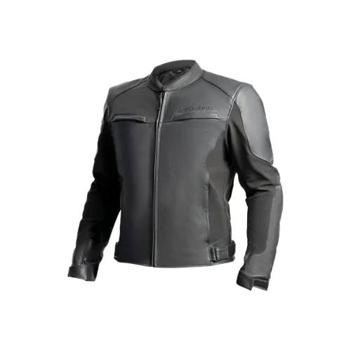 Alien Snails Unisex Biker Cycling Apparel Genuine Leather Commute Motorcycle Touring Breathable Impact-Resistant