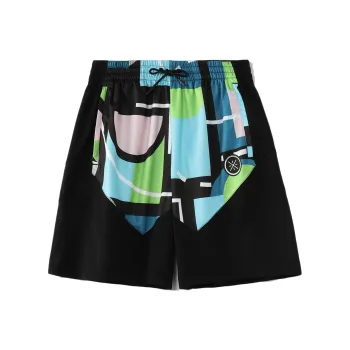 LINING Wade Collection Casual Shorts Unisex Black AAPR215 4