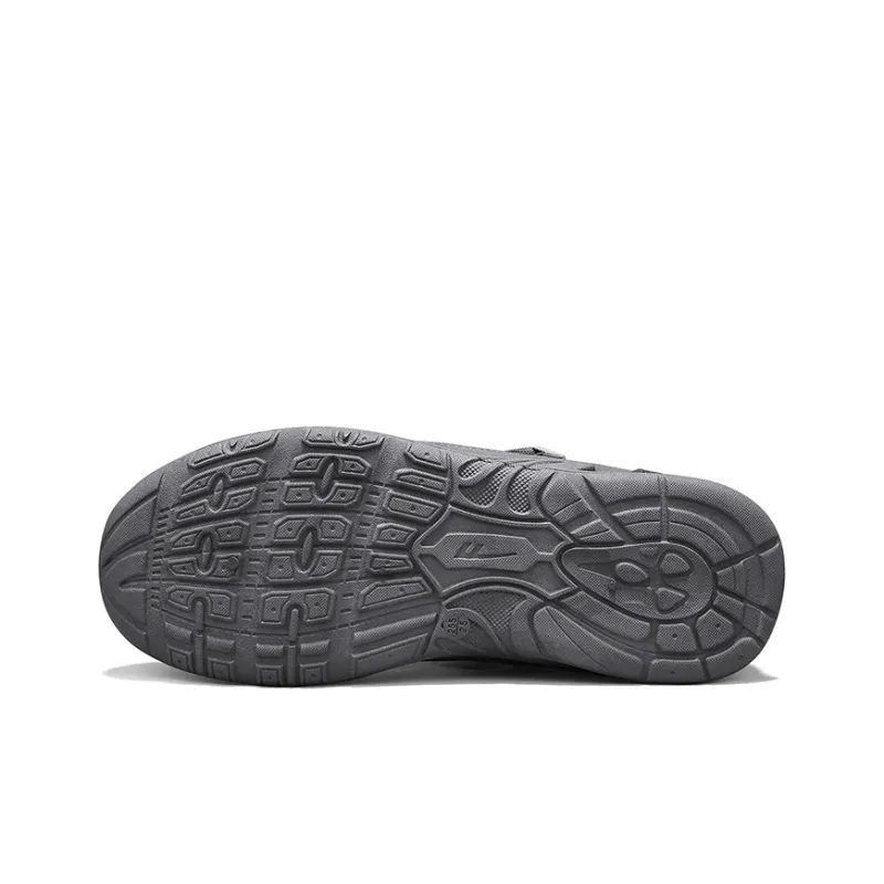Warrior Coverage Abrasion Resistant Lightweight Breathable Slip Resistant Low Top Casual Shoes Men's Gray-3