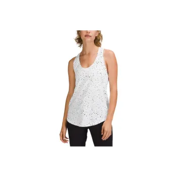 Lululemon Love Collection Tank Tops Women's Splat White Graphite Gray