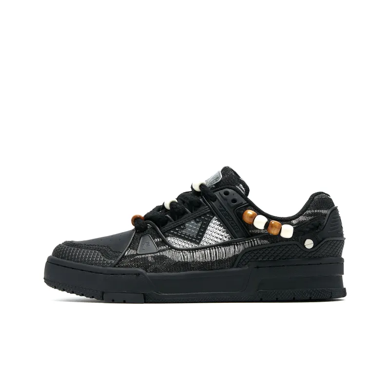 TEPOR Qilin Slip Resistant, Abrasion Resistant, Breathable Low Top Skateboard Shoes Men's-6