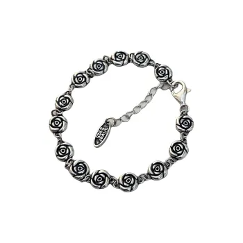 Regalrose 925 Sterling Silver Bracelets Women's Silver