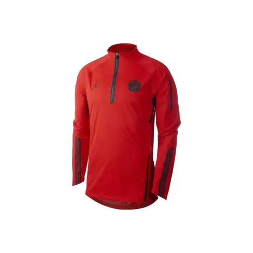 JORDAN X Paris Saint Germain Soccer Jerseys Men Red