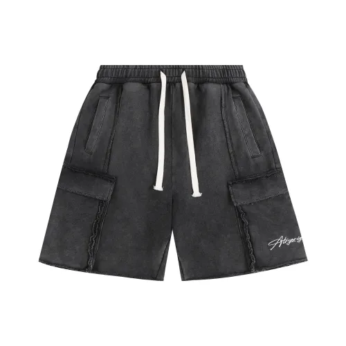 Atry Flower Body LOGO Series Casual Shorts Unisex Black