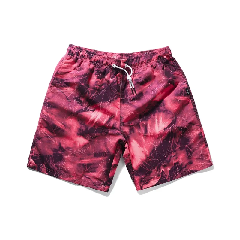 GAILANG Beach Shorts Men's Rose Red-0