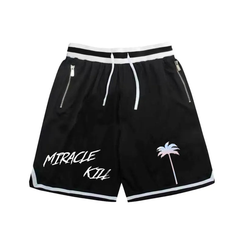 MIRACLE KILL Basketball Shorts Unisex-15