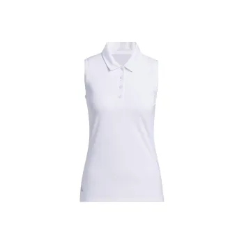 Adidas Free Shipping With AdiClub Ultimate365 Solid Sleeveless Polo Shirt