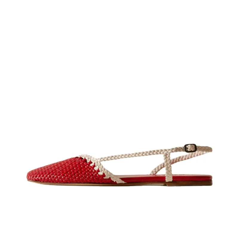 Hereu Rondaia Casual Single Shoes Women's Red-0