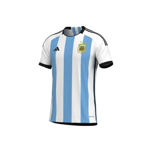 Adidas Argentina Soccer Jerseys Men Blue With White Lettering
