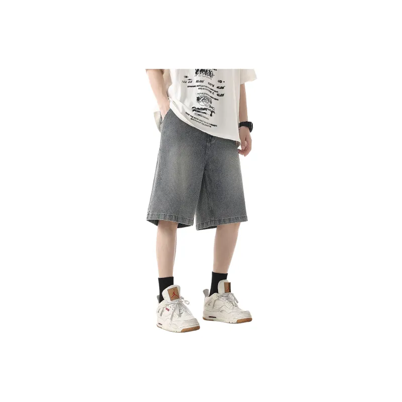 CREAZIONI LA FANTASIA E MOBILE Denim Shorts Unisex-14