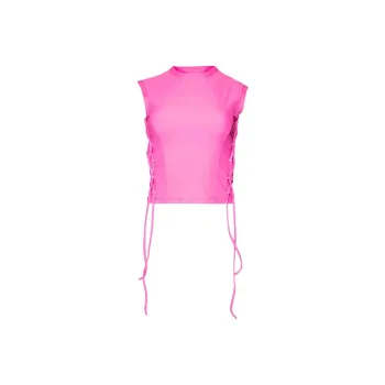 Vetements Tank Top With Laces 'Hot Pink'