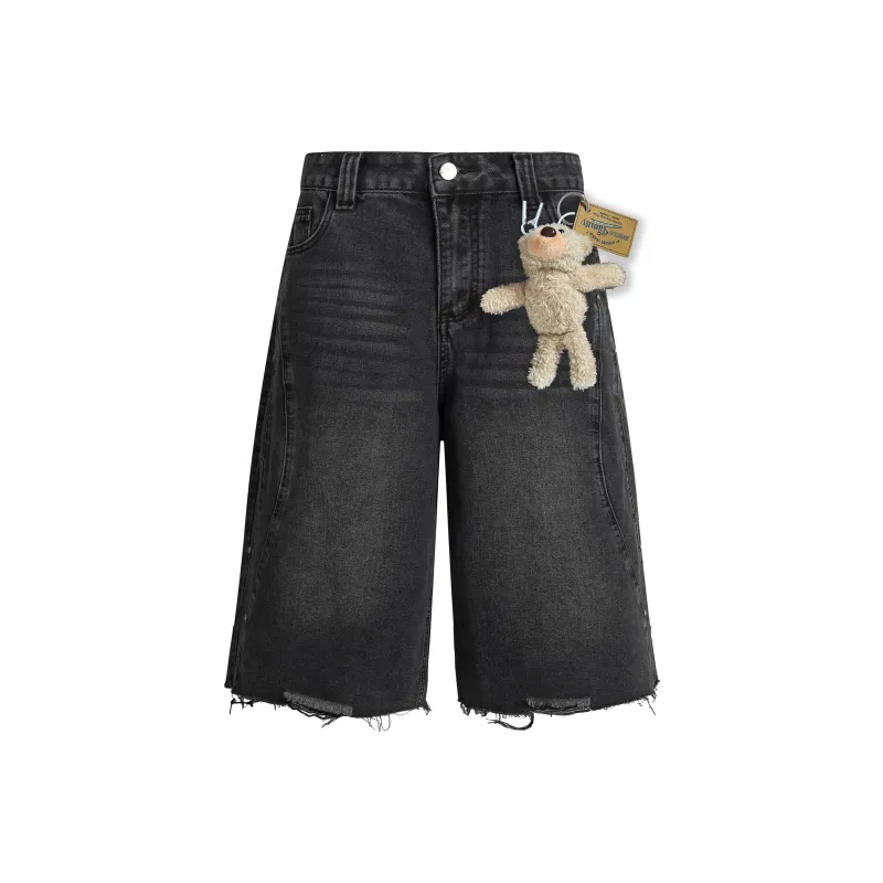 HOKLV Denim Shorts Unisex-7