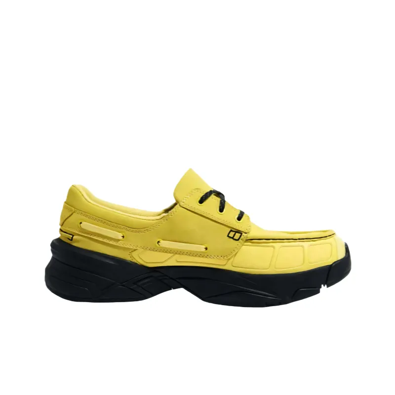 FILA REPLICA Mid Top Casual Shoes Men's Yellow-1