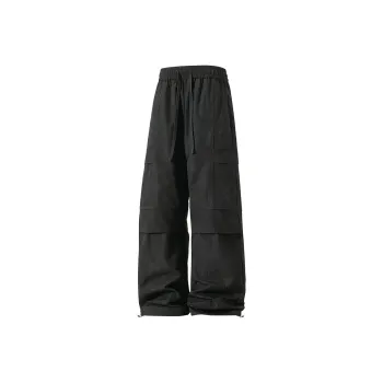 FASTFISH Casual Pants Unisex Black