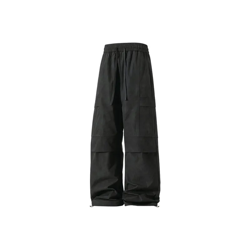 FASTFISH Casual Pants Unisex Black-0