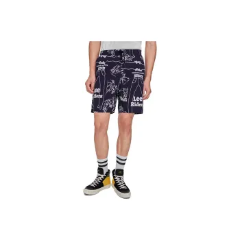 Lee Casual Shorts Men Navy Blue