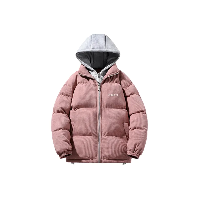 The Smurfs Puffer Jacket Unisex Black-2
