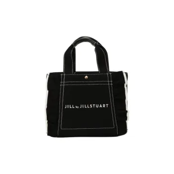 JILL STUART Magnetic Closure Tote Bag, Shopping Bag, Handbag Small Size Women's Black