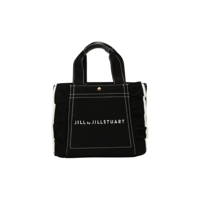 JILL STUART Magnetic Closure Tote Bag, Shopping Bag, Handbag Small Size Women's Black-0