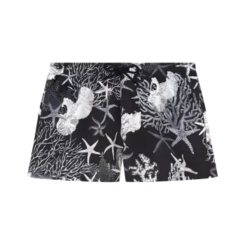 VERSACE Barocco Sea Printed Drawstring Swim Shorts