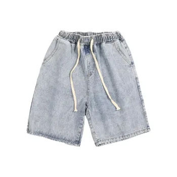 Jeep Denim Shorts Unisex Sky Blue