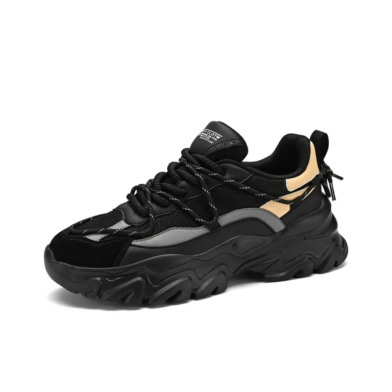 OFFER AITR Cushioning, Breathable, Height Increasing Low Top Chunky Sneakers Men's-1