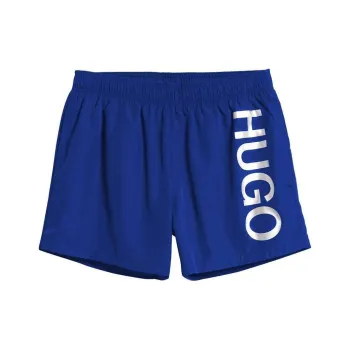 HUGO BOSS Abas Metallic Logo print Swim Shorts