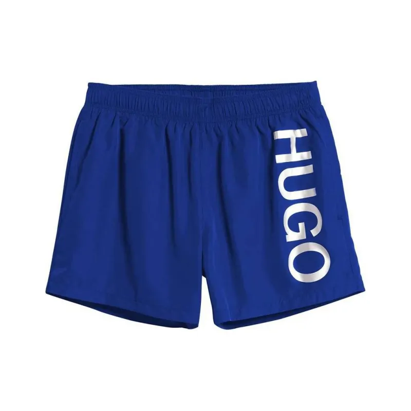 HUGO BOSS Abas Metallic Logo print Swim Shorts-0
